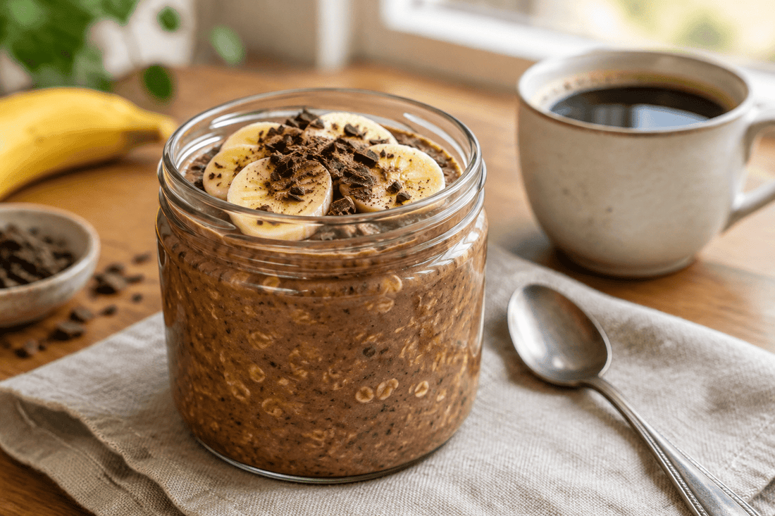 Chocolate Mocha Overnight Oats: An Easy Coffee Breakfast Recipe - Light & Hope Coffee