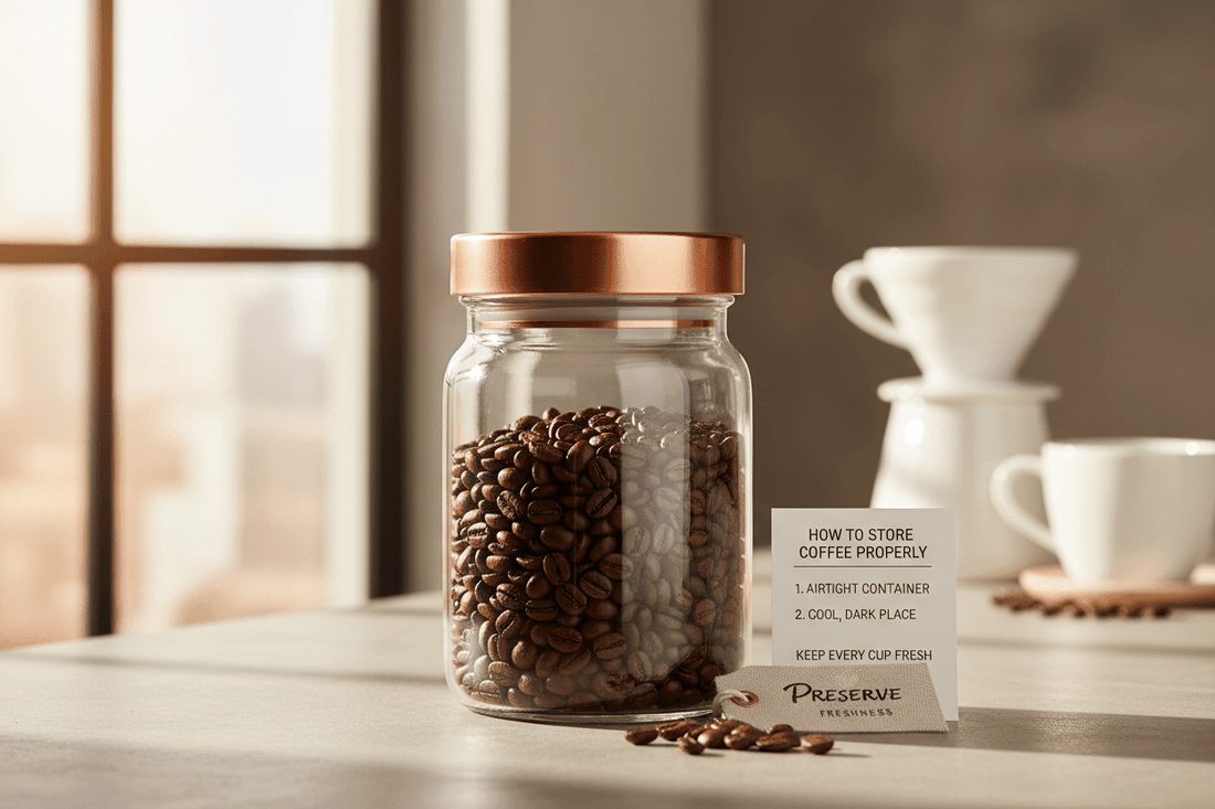 How to Store Coffee Properly: Keep Every Cup Fresh - Light & Hope Coffee