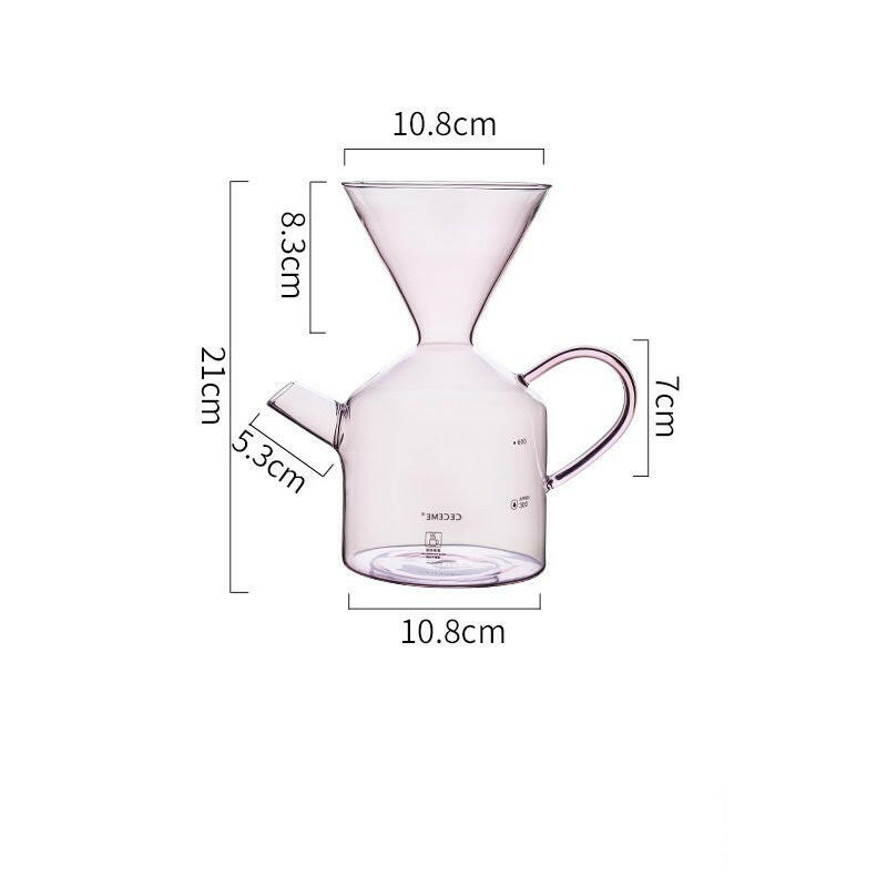 Glass Pour-Over Coffee Maker Set