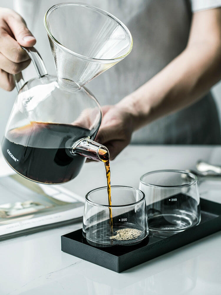 Glass Pour-Over Coffee Maker Set