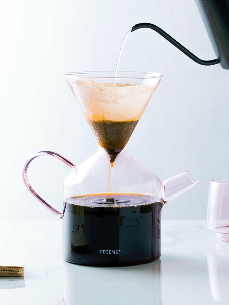 Glass Pour-Over Coffee Maker Set