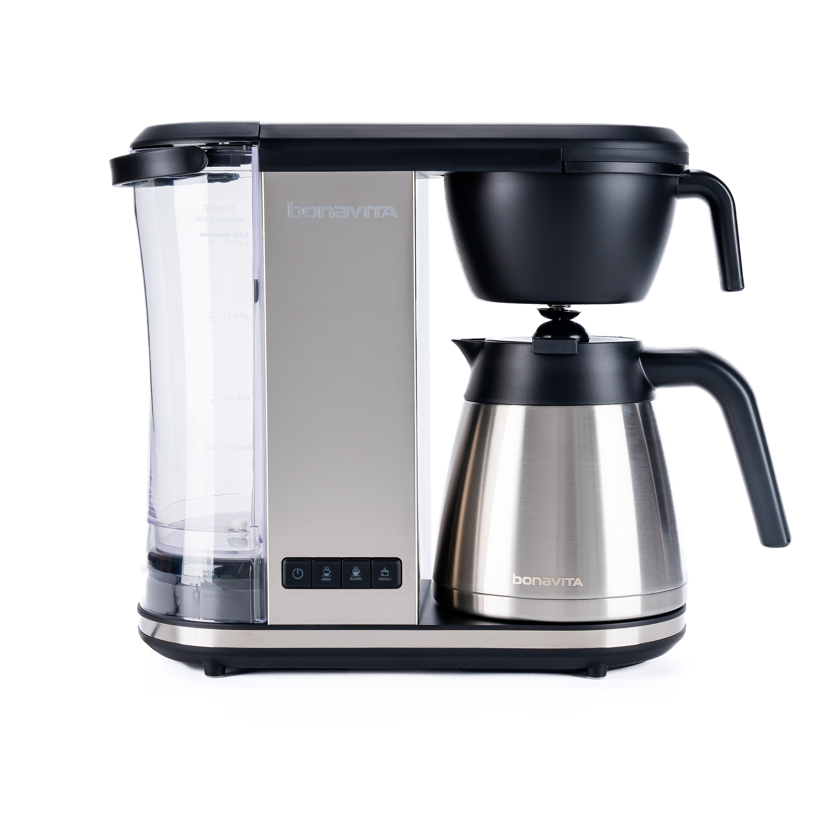 Enthusiast 8-Cup Drip Coffee Brewer with 1.3L Thermal or Glass Carafe