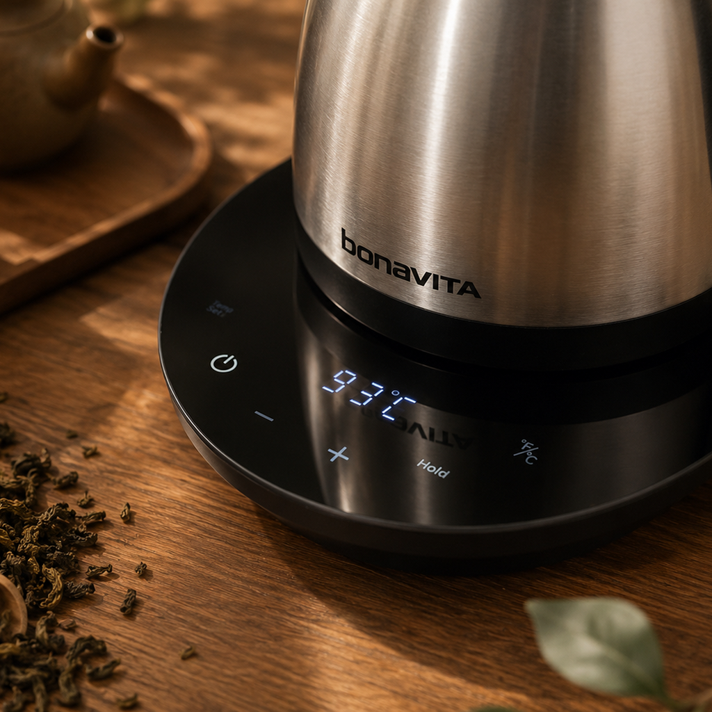 Bonavita Cosmopolitan Kettle Lifestyle | Precision Brewing for Pour-Over and Tea Enthusiasts | Light & Hope Coffee & Tea Co.