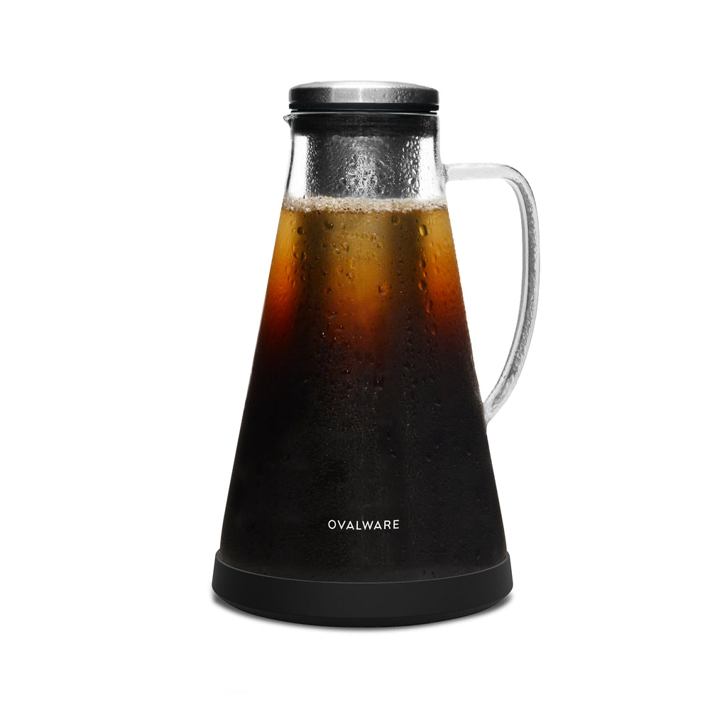 Cold Brew Maker Close-Up | Ultra-Fine Mesh Filter with Fridge-Friendly Slim Profile | Light & Hope Coffee & Tea Co.