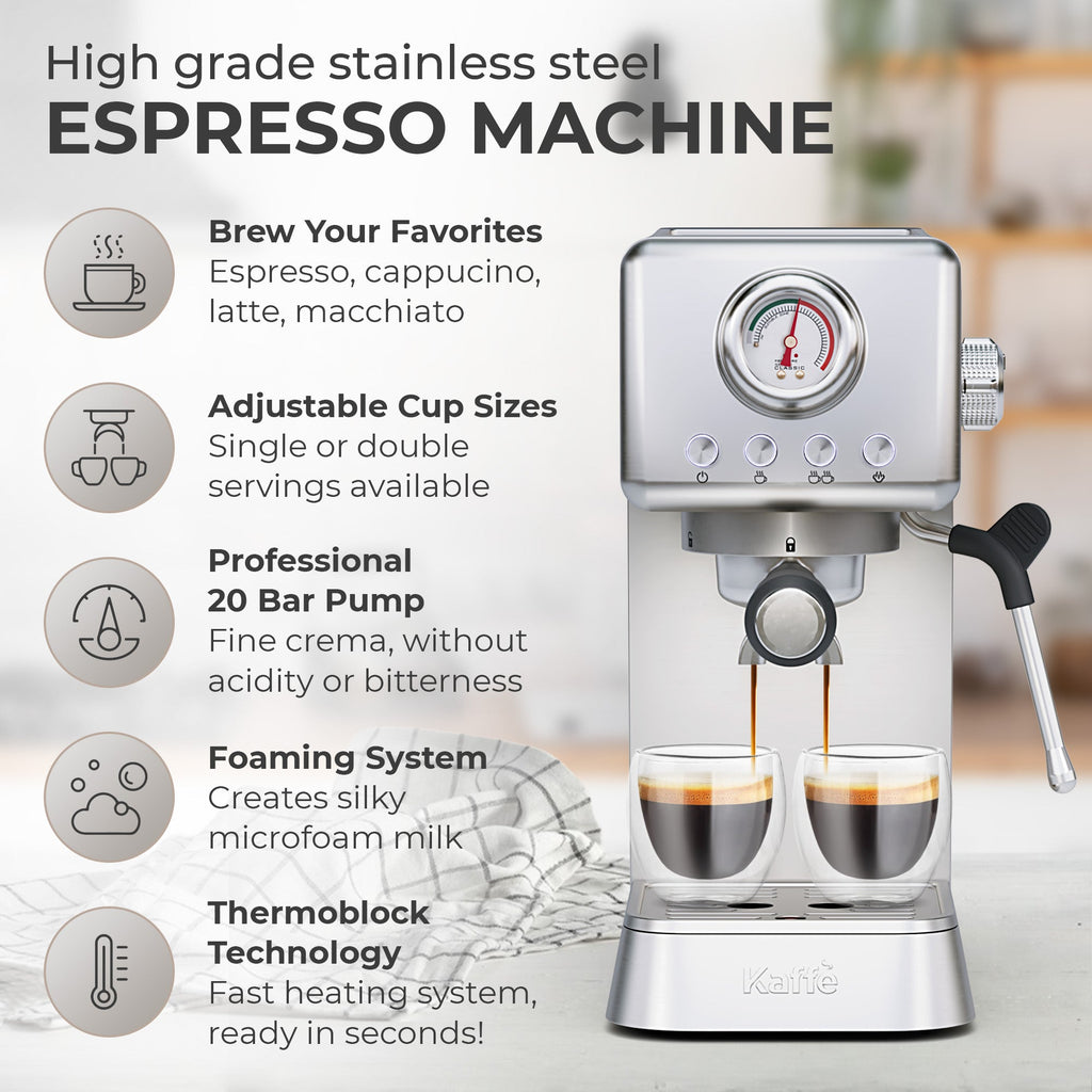 Espresso Machine with Milk Frother