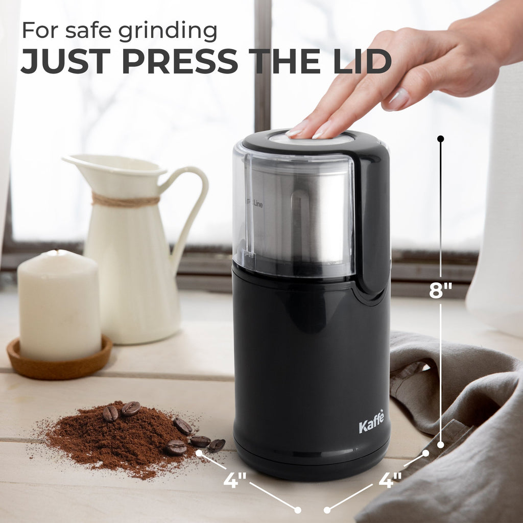 Compact Blade Coffee Grinder with Removable Cup - Coffee Grinders | Light & Hope Coffee