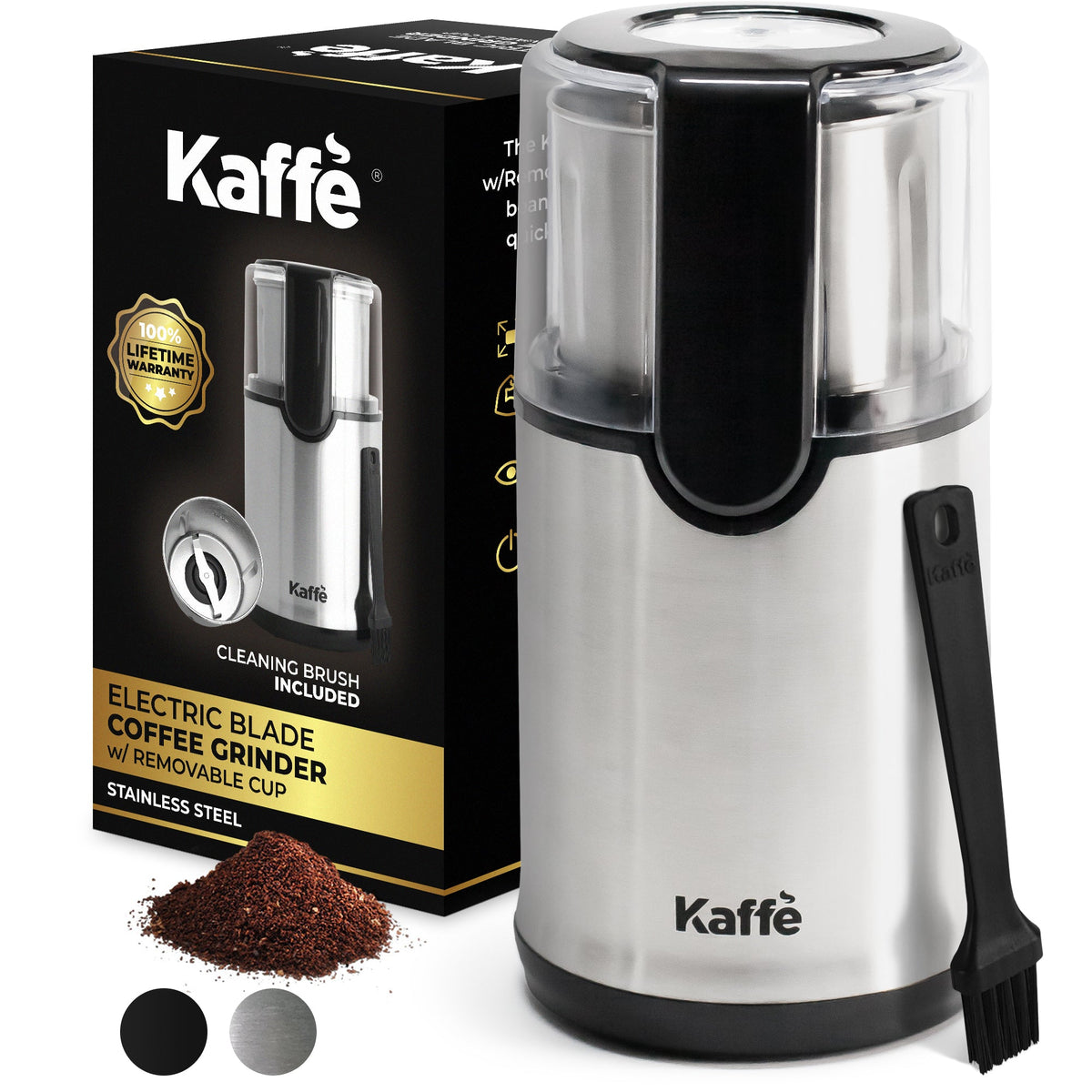 Blade Coffee Grinder with Removable Cup - Coffee Grinders | Light & Hope Coffee