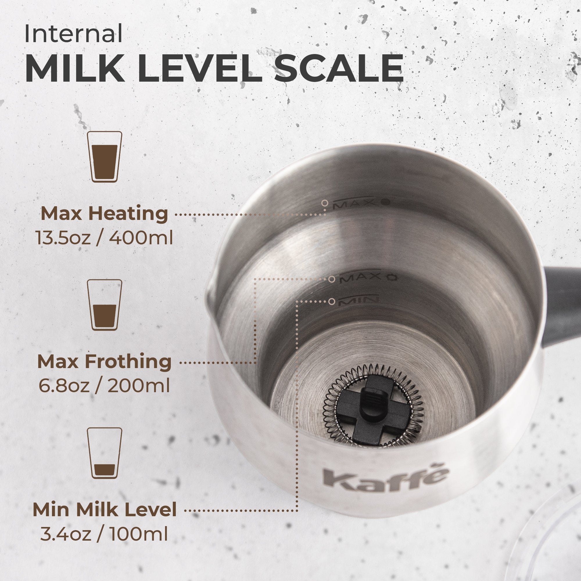 Pour-In Premium Milk Frother with Digital Screen
