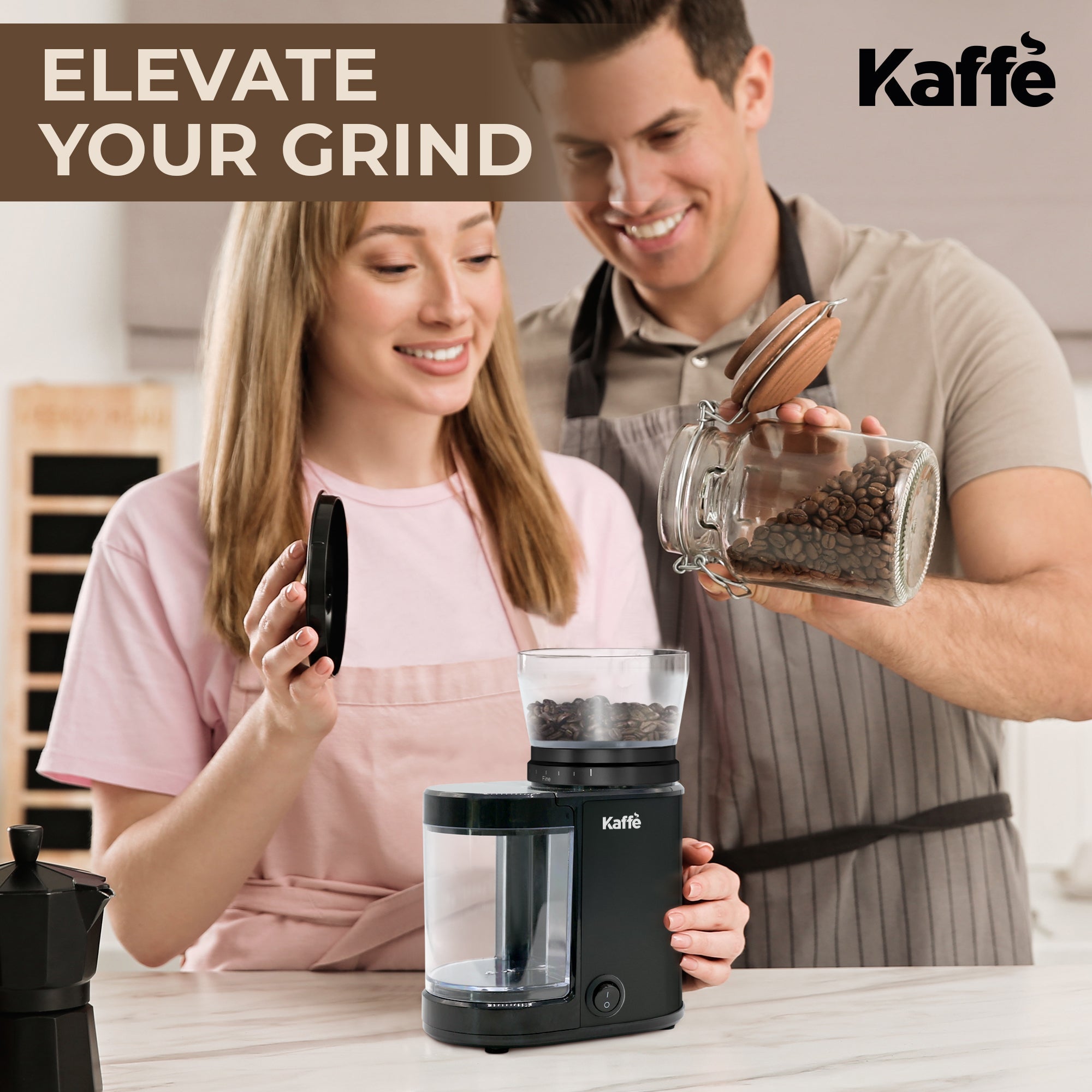Burr Grinder Essential Lifestyle | Fresh Ground Coffee at Home | Light & Hope Coffee & Tea Co.