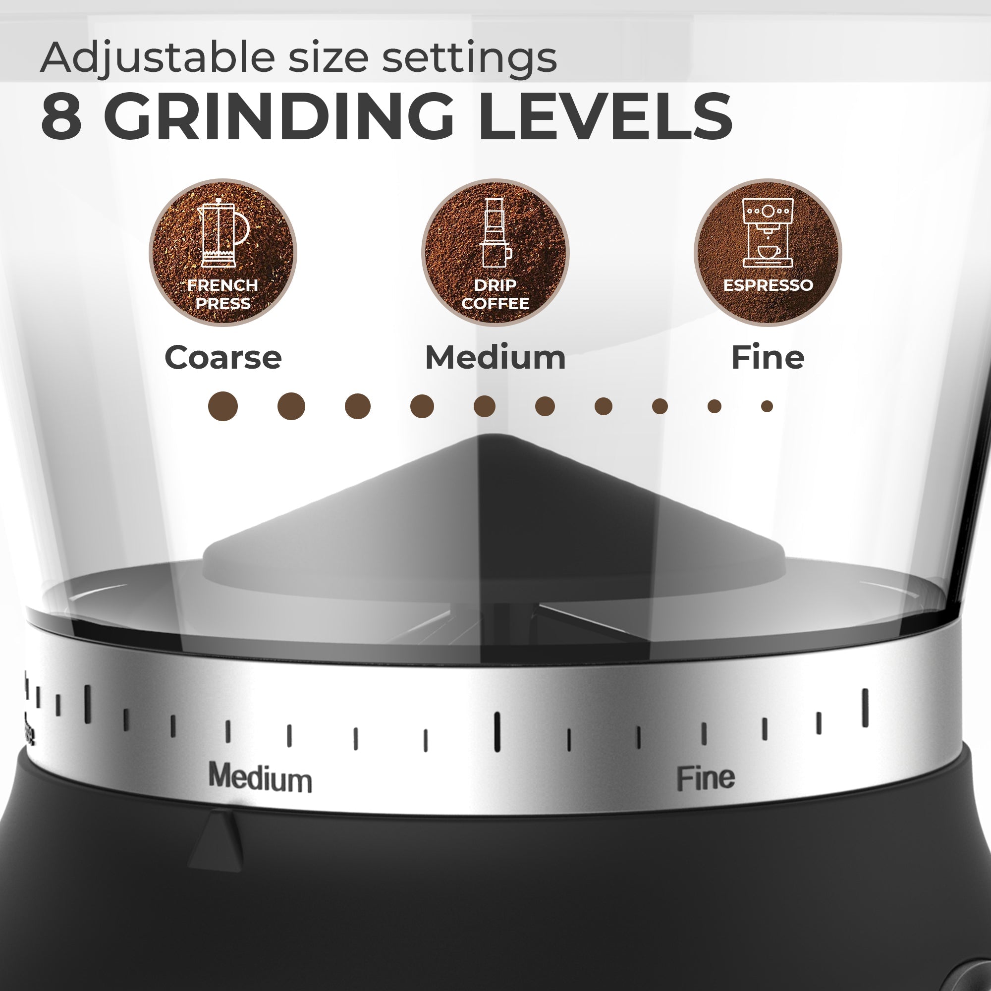 Premium Burr Grinder Lifestyle | Café-Level Precision at Home | Light & Hope Coffee & Tea Co.