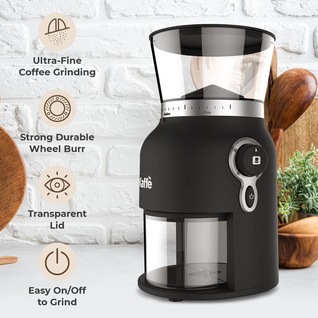 Premium Burr Grinder Lifestyle | Café-Level Precision at Home | Light & Hope Coffee & Tea Co.