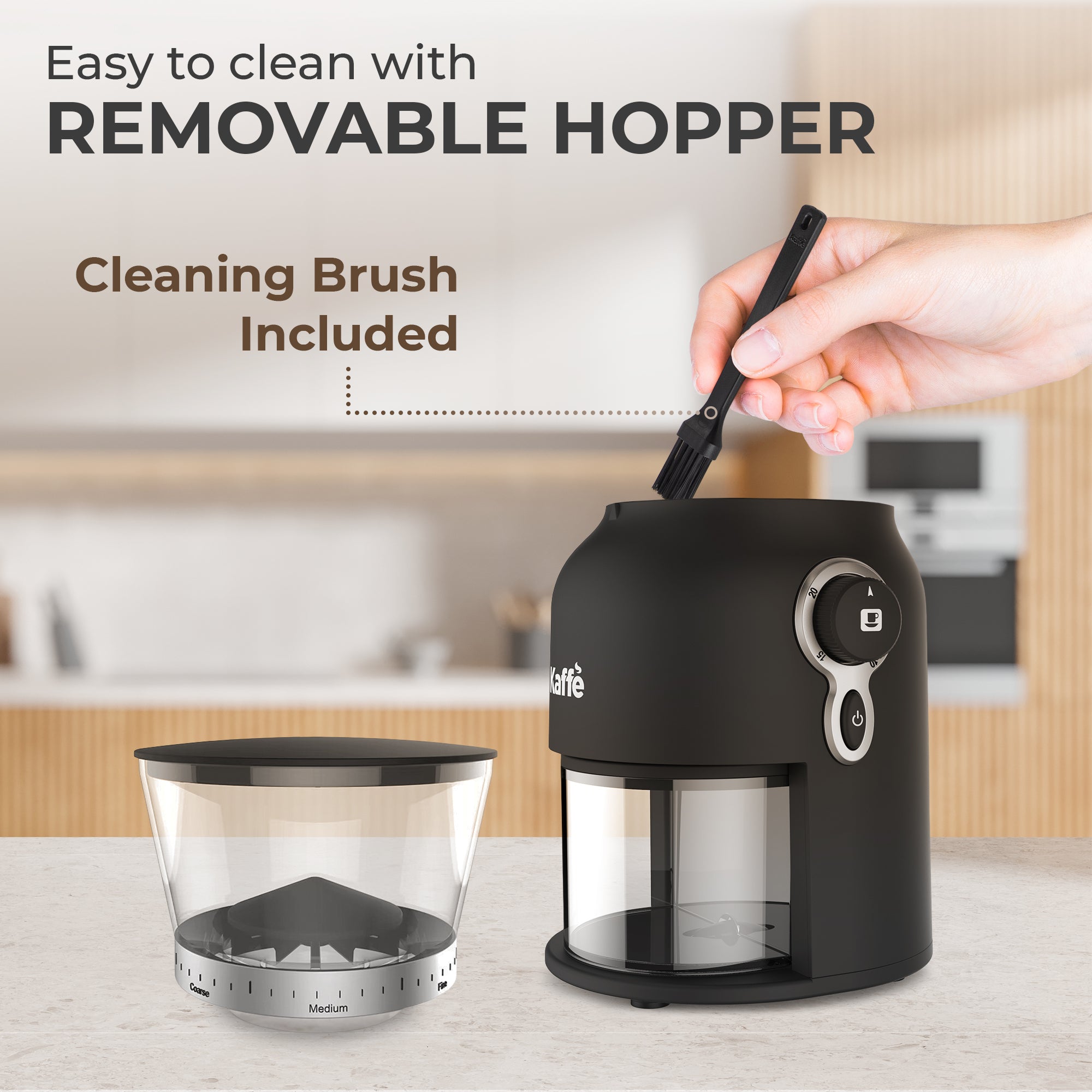 Premium Burr Grinder Lifestyle | Café-Level Precision at Home | Light & Hope Coffee & Tea Co.