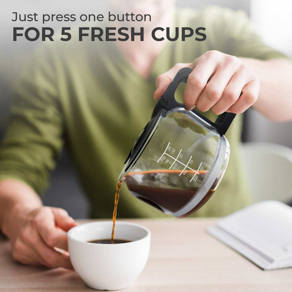 5-Cup Coffee Maker with Scoop
