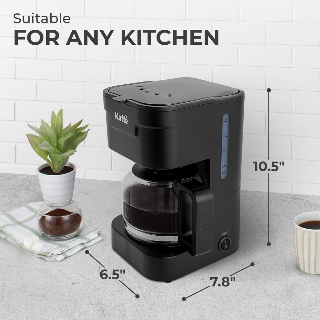5-Cup Coffee Maker with Scoop