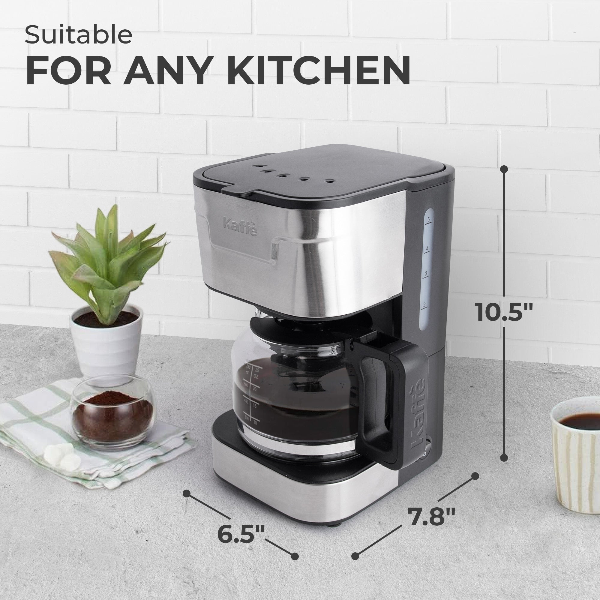5-Cup Coffee Maker with Scoop (Classic)