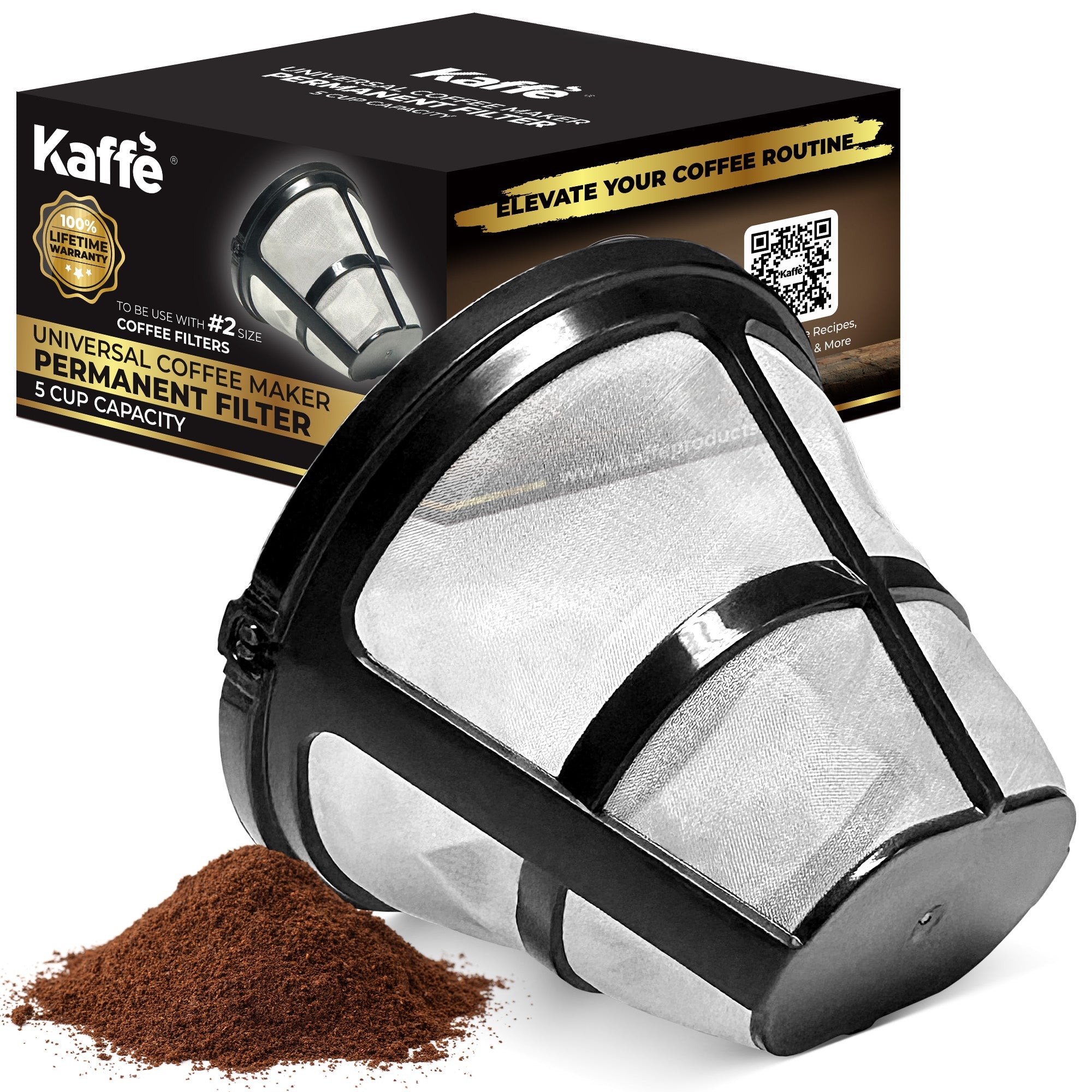 Universal Replacement Coffee Filter for 5-Cup Coffee Makers