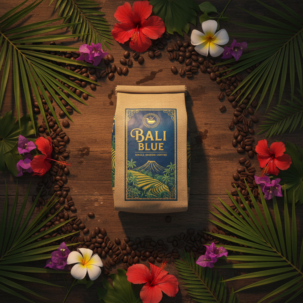 Bali Blue Flat Lay
