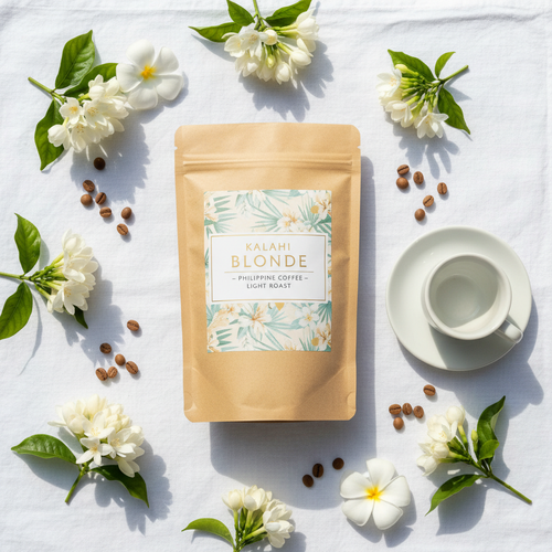 Blonde Roast Coffee Bag Detail | Premium Light Roast | Light & Hope Coffee & Tea Co.