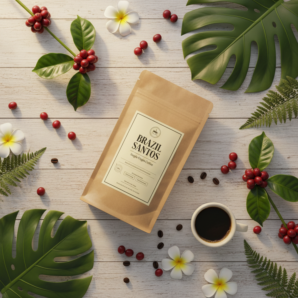 Brazil Santos Flat Lay