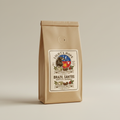  Brazil Santos Golden Valley Label Detail | Premium Single Origin Brazil Coffee Bag | Light & Hope Coffee & Tea Co.