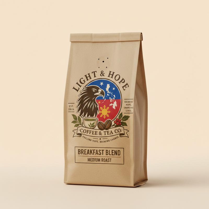Breakfast Blend Coffee | Smooth Balanced Morning Cup | Light & Hope Coffee & Tea Co.