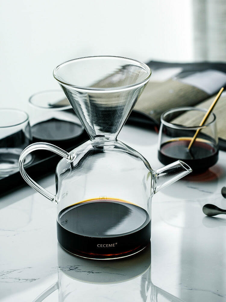 Glass Pour-Over Coffee Maker Set