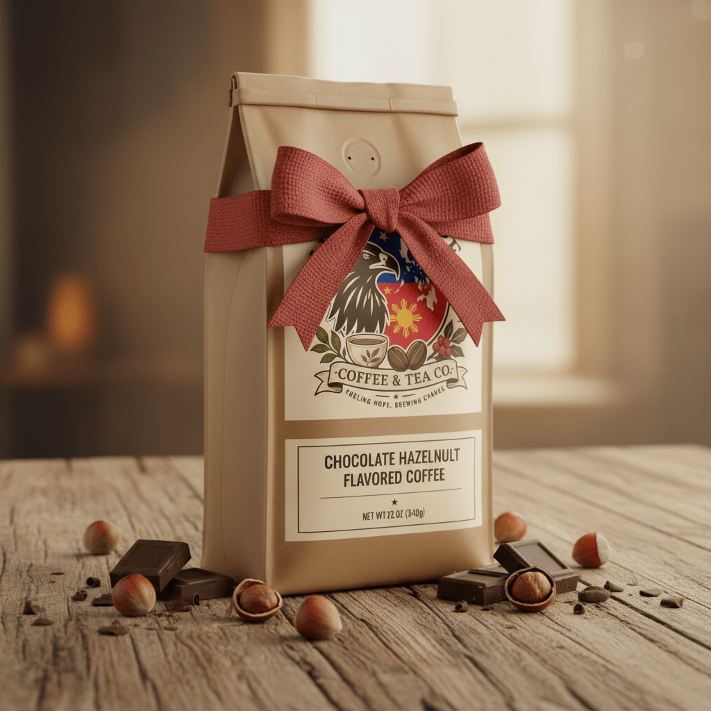 Chocolate Hazelnut Flavored Coffee - Medium Roast - Coffee > Flavored | Light & Hope Coffee & Tea Co.
