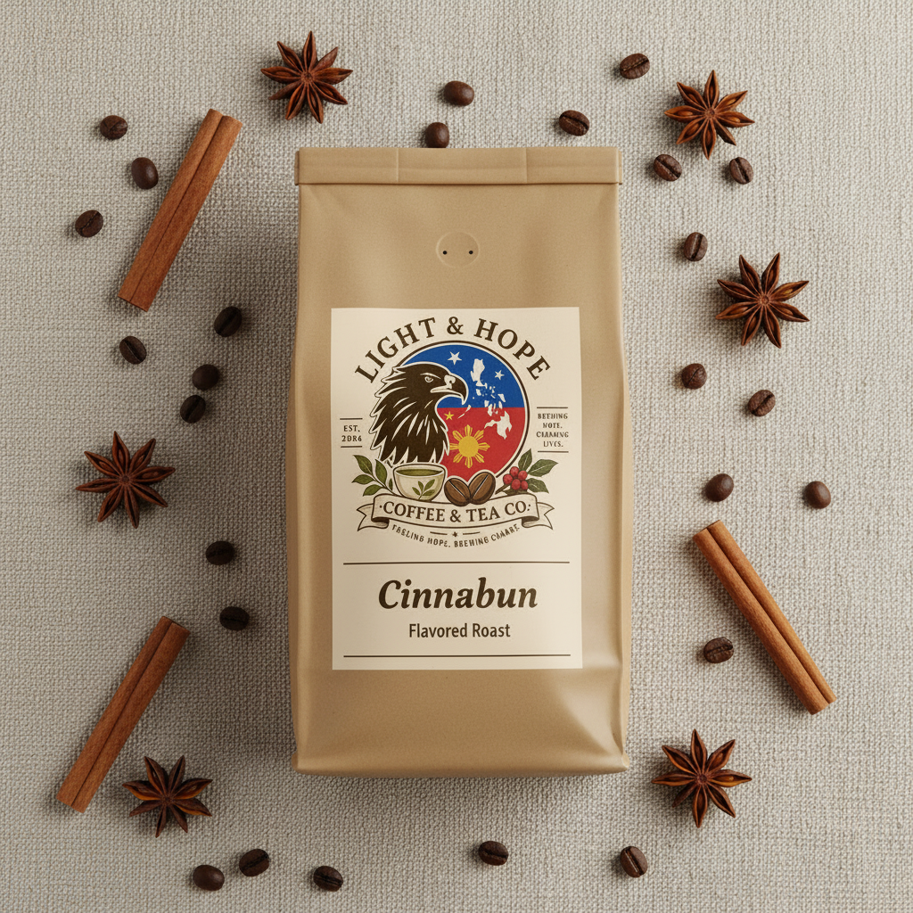 Cinnabun flat lay