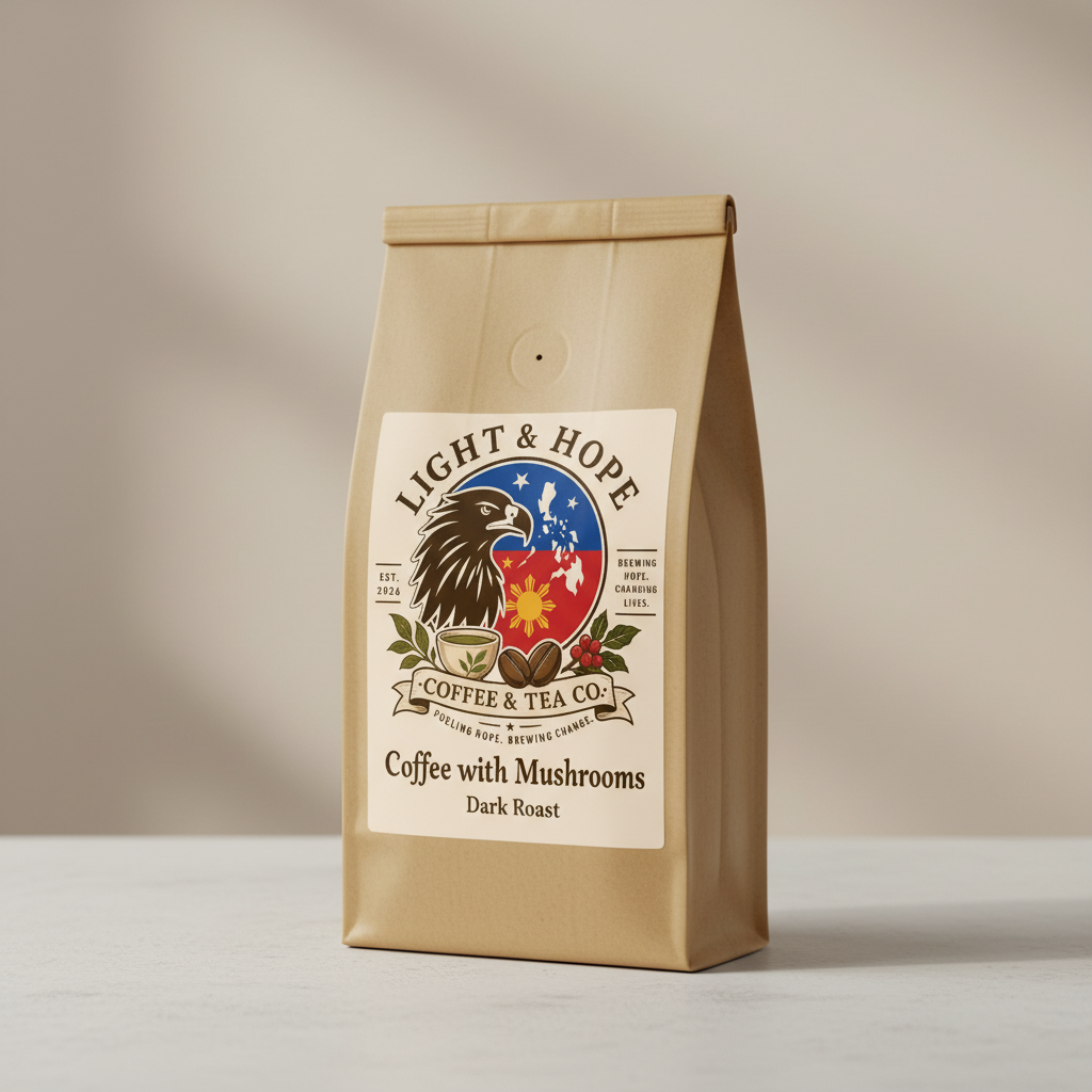 Coffee with Mushrooms Dark Roast