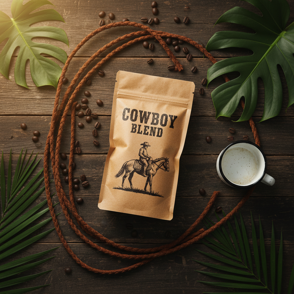 Cowboy Blend Flat Lay