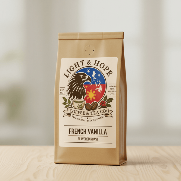 French Vanilla Flavored Coffee - Medium Roast - Coffee > Flavored | Light & Hope Coffee & Tea Co.