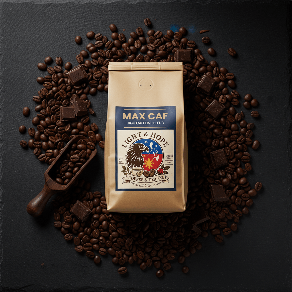 Max Caf Blend - Dark Roast Coffee - Coffee > Blends | Light & Hope Coffee & Tea Co.
