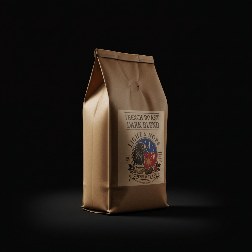 French Roast Central America, Single-Origin - Dark Roast Coffee - Coffee > Single-Origin | Light & Hope Coffee & Tea Co.