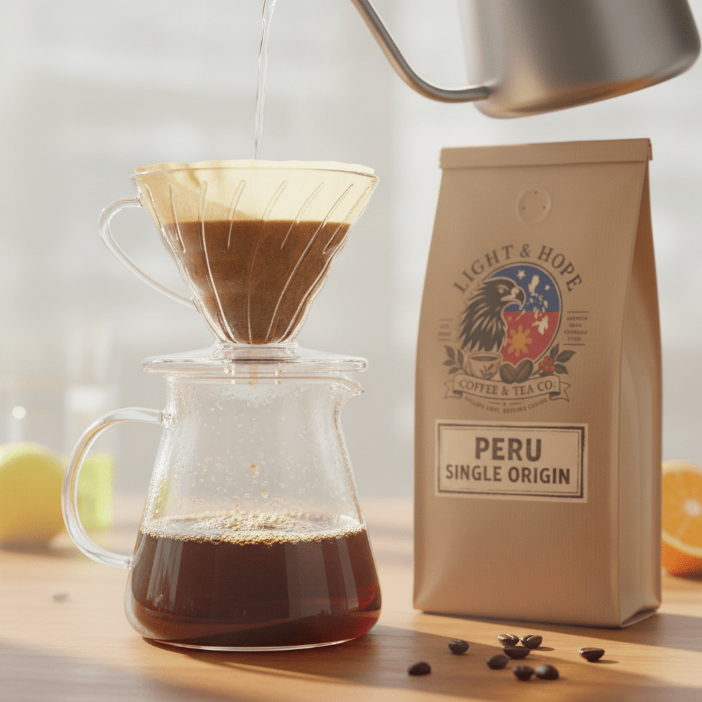 Peru, Single-Origin - Medium Roast Coffee - Coffee > Single-Origin | Light & Hope Coffee & Tea Co.
