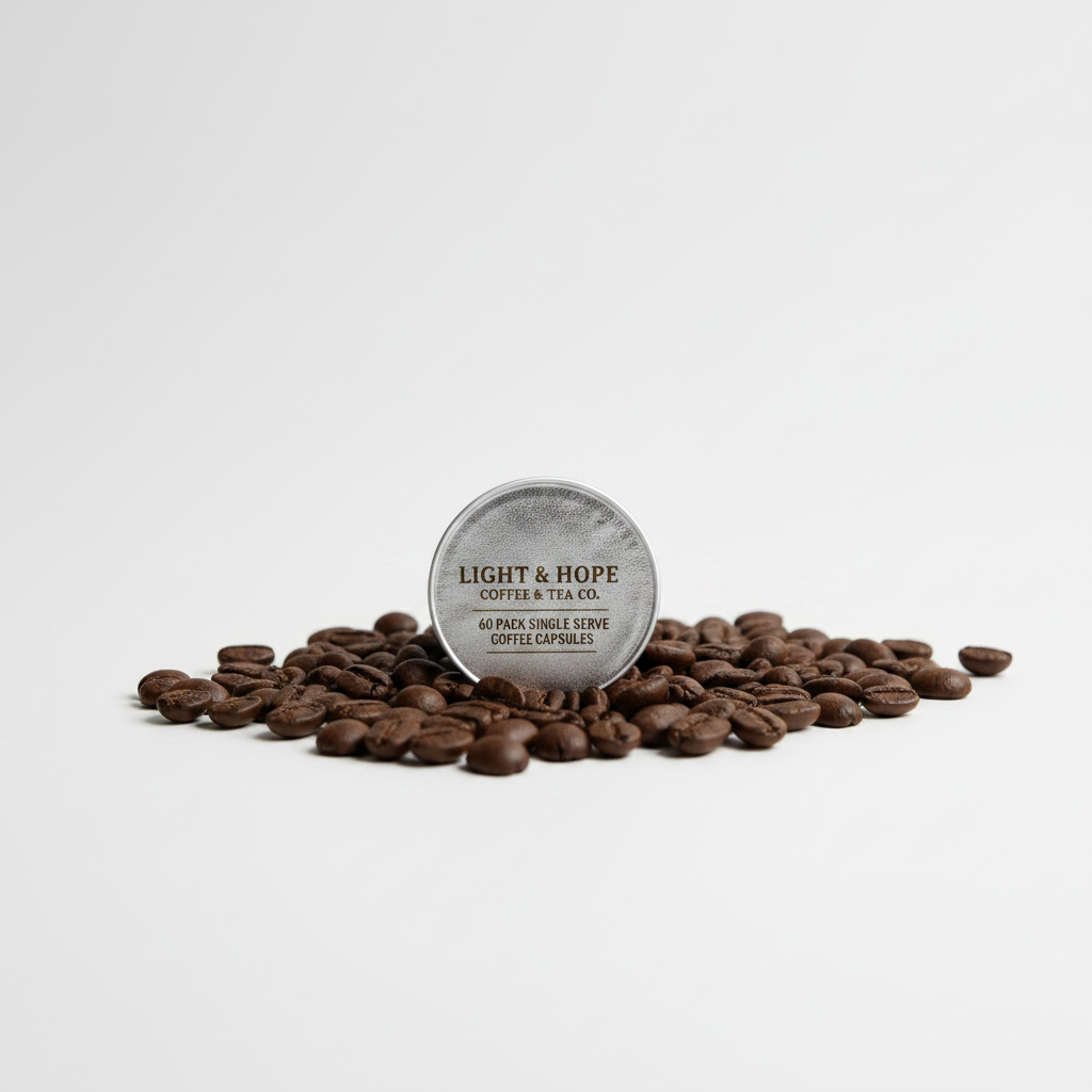 Light & Hope Coffee & Tea Co. | 60 Pack Single Serve Coffee Capsules