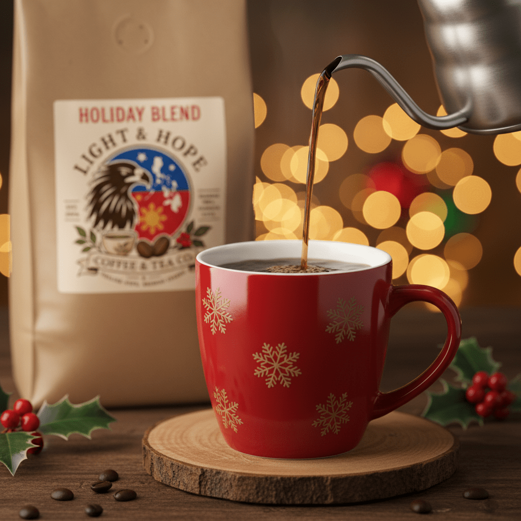 Holiday Blend - Dark Roast Coffee - Coffee > Blends | Light & Hope Coffee & Tea Co.