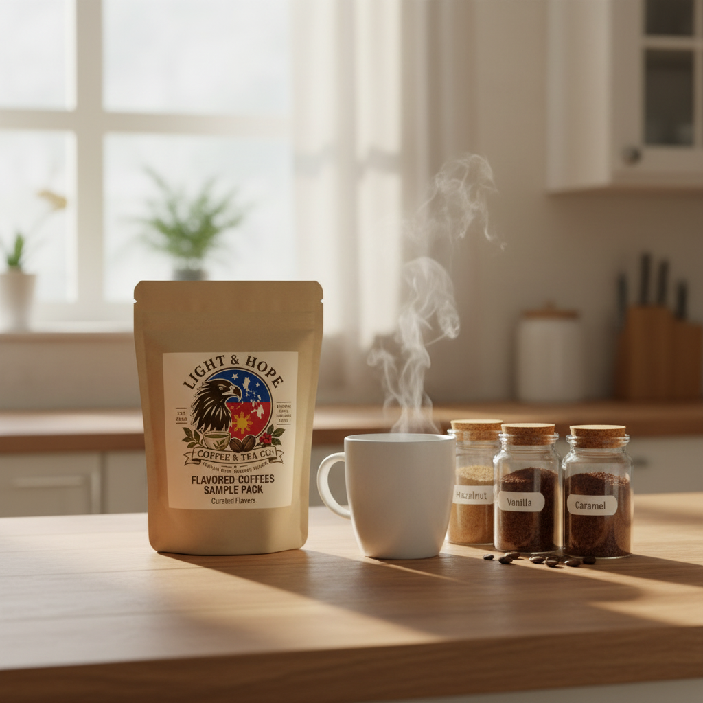Light & Hope Coffee & Tea Co. | Flavored Coffees Sample Pack