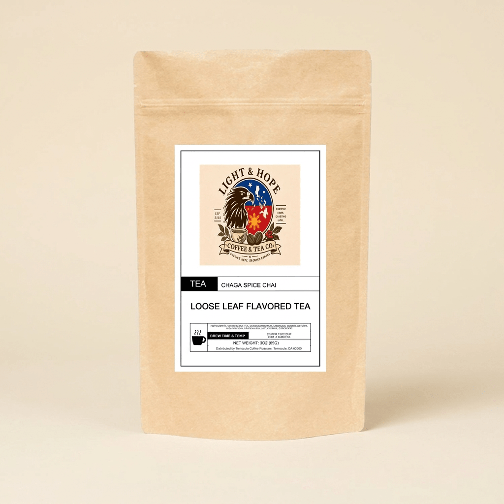 Chaga Spice Chai Black Tea - Loose Leaf, 3 oz - Tea > Black Tea | Light & Hope Coffee