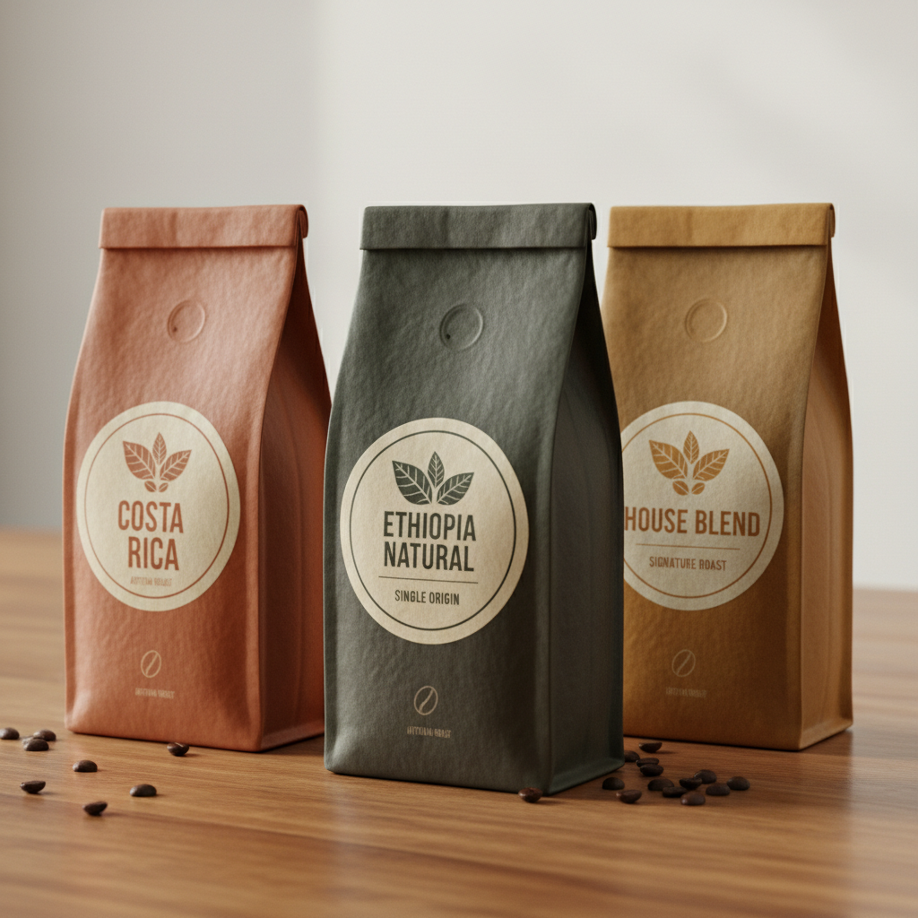 World Coffee Tour Bundle — three premium coffee bags on a wooden surface