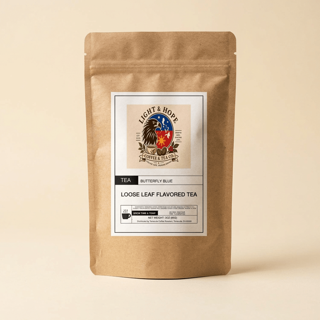 Butterfly Blue Flavored White Tea - Loose Leaf, 3 oz - Tea > White Tea | Light & Hope Coffee