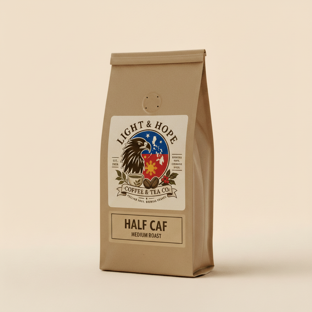 Half Caf Coffee - Medium Roast | Light & Hope