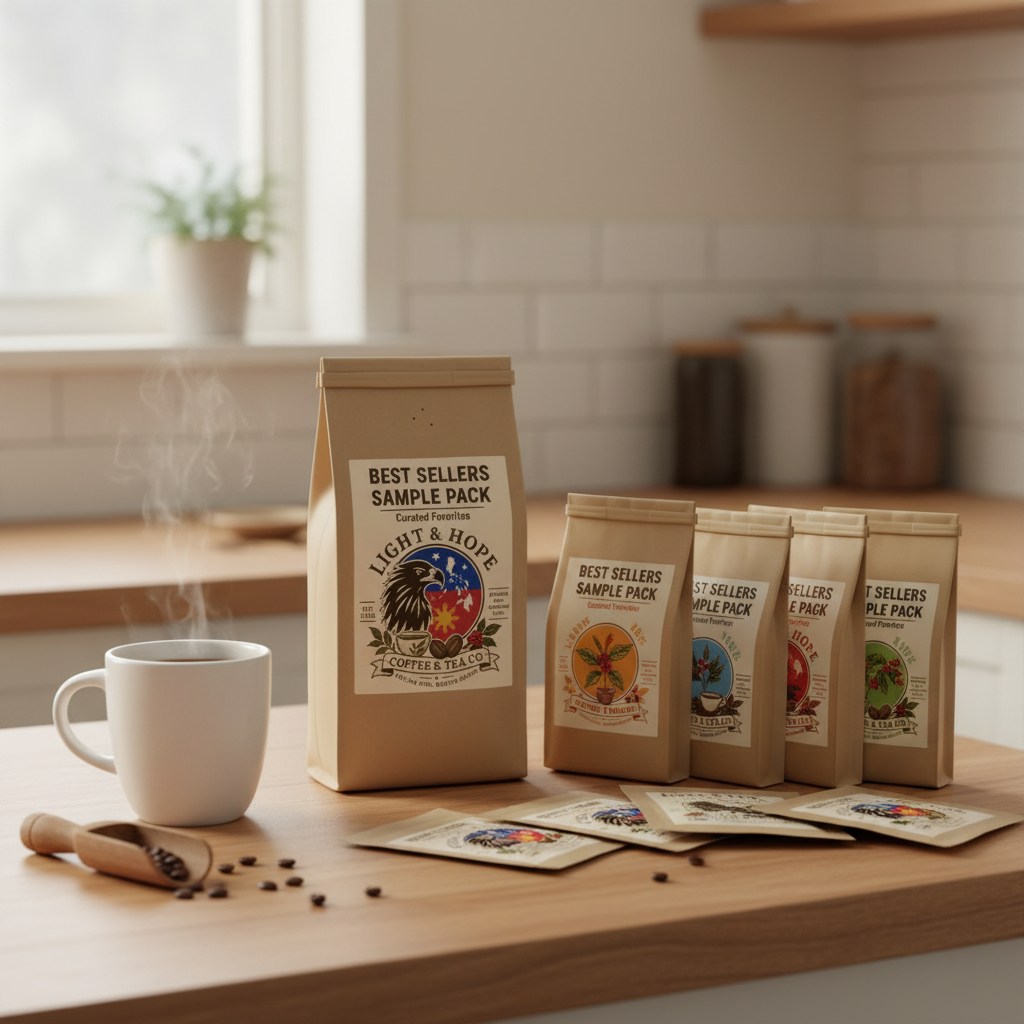 Light & Hope Coffee & Tea Co. | Best Sellers Sample Pack