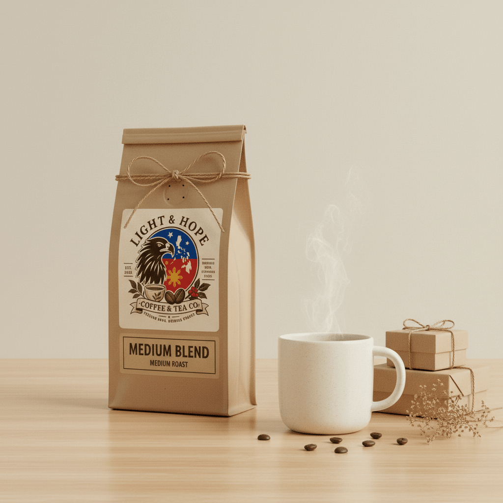Medium Blend - Medium Roast Coffee - Coffee > Blends | Light & Hope Coffee