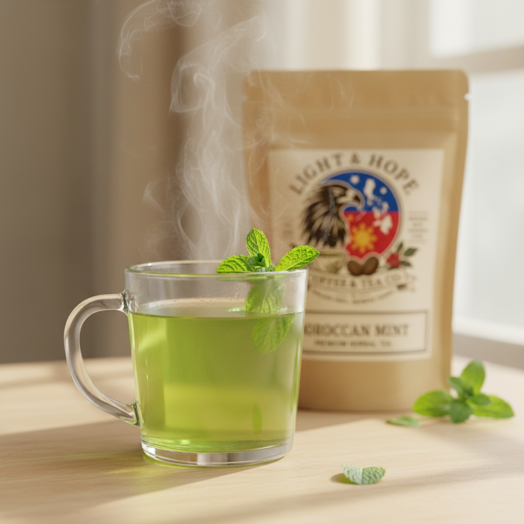 Light & Hope Coffee & Tea Co. | Moroccan Mint (3 oz)
