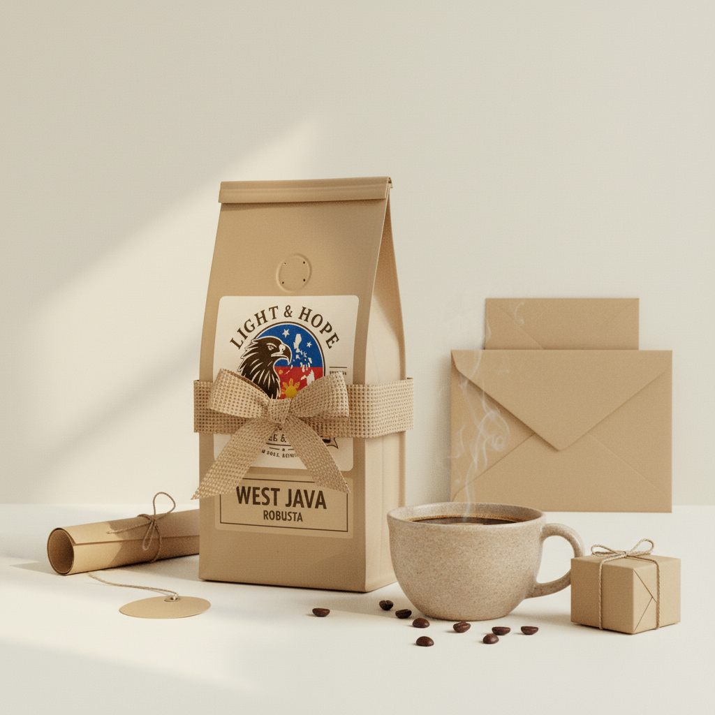 West Java Robusta Coffee - Medium Roast | Light & Hope