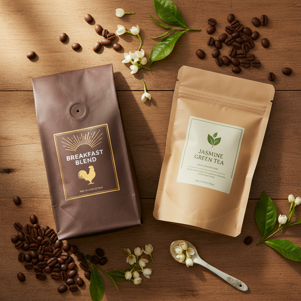 Morning Ritual Bundle | Breakfast Blend Coffee and Jasmine Tea | Light & Hope Coffee & Tea Co.
