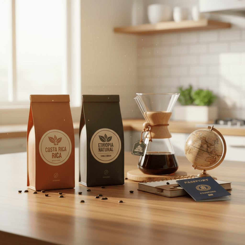 World Coffee Tour Bundle – 3 Single-Origin Coffees, 12 oz Each - Bundles | Light & Hope Coffee & Tea Co.
