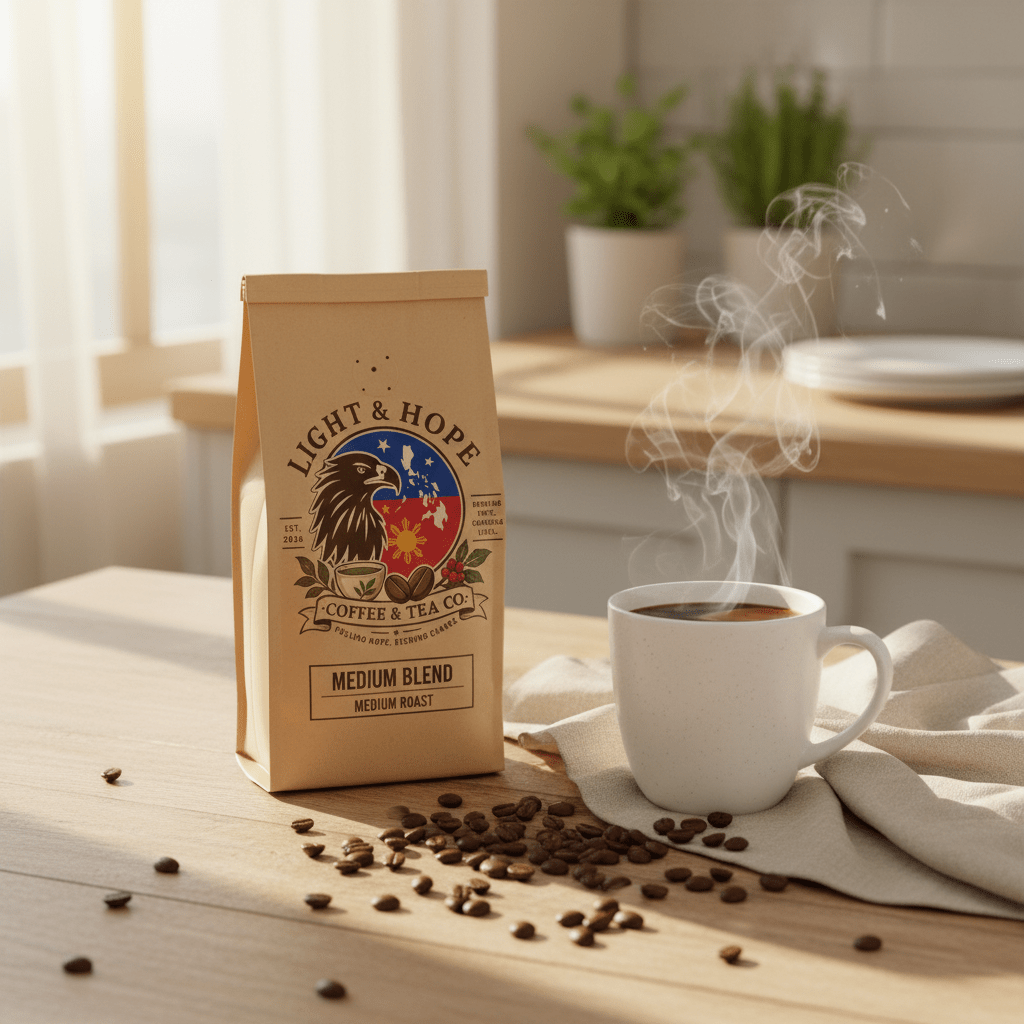 Medium Blend - Medium Roast Coffee - Coffee > Blends | Light & Hope Coffee