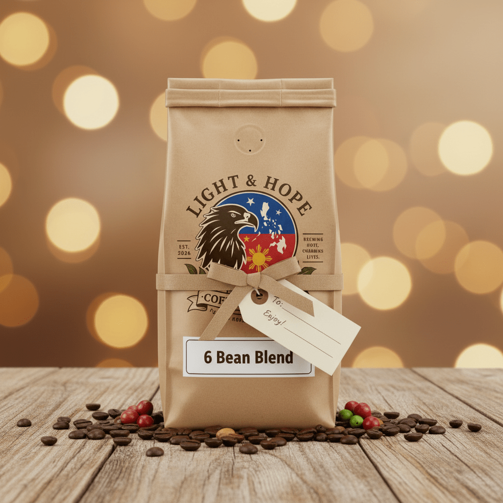 6 Bean Blend - Medium Roast Coffee - Coffee > Blends | Light & Hope Coffee & Tea Co.