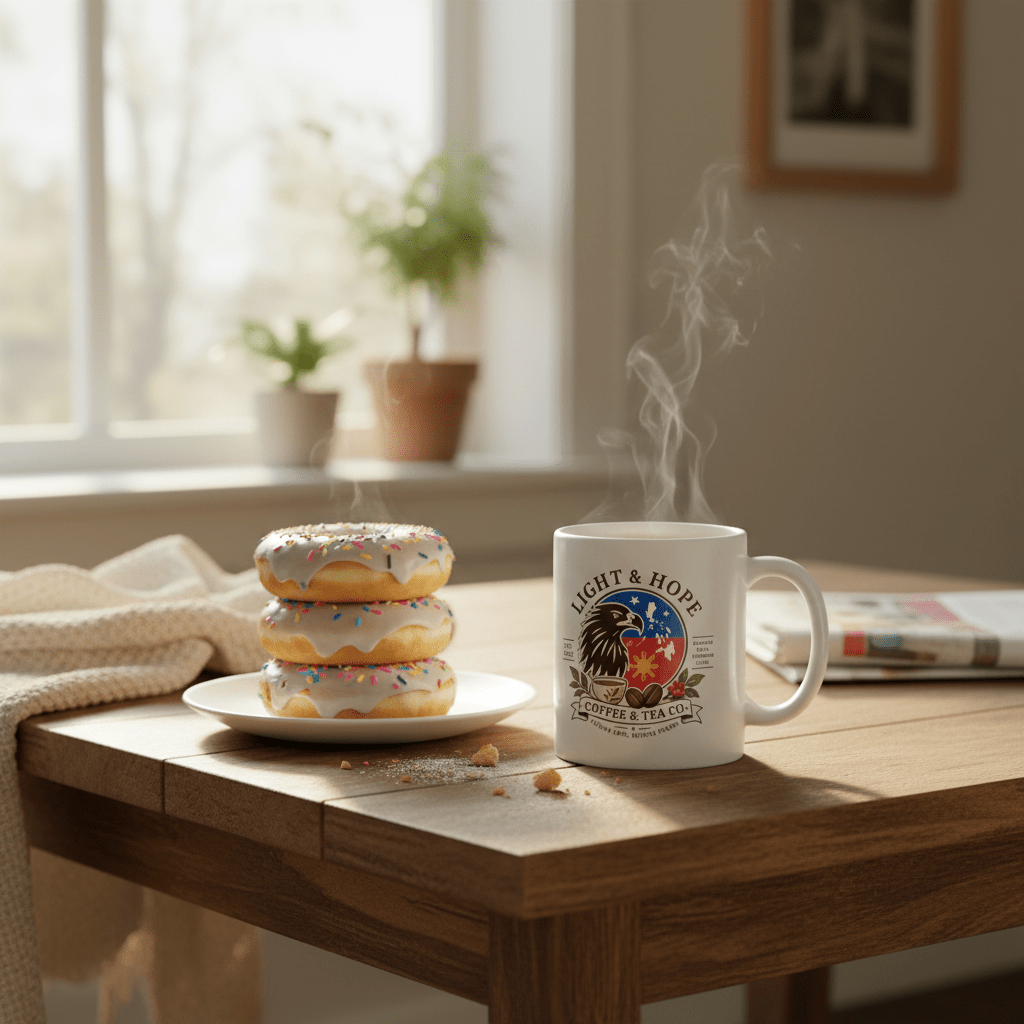 Gourmet Donut Shop - Medium Roast Coffee - Coffee > Blends | Light & Hope Coffee & Tea Co.